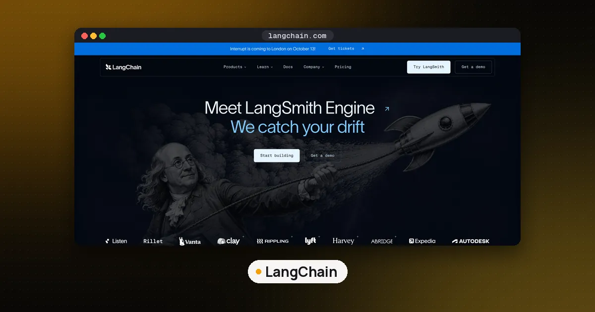 Screenshots of LangChain